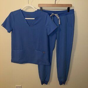 FIGS Scrub Set - Ceil Blue